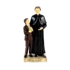 Statua Don Bosco E Domenico Savio In Resina 20 Cm