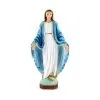 Statua Madonna Miracolosa Resina Colorata 33 Cm
