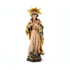 Statua Madonna Immacolata Legno 15 Cm
