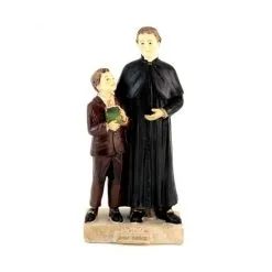 Statua Don Bosco E Domenico Savio In Resina 12 Cm