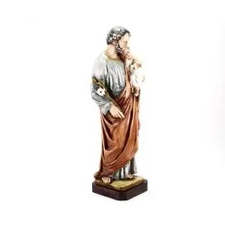 Statua San Giuseppe In Resina Colorata 40 Cm -Sconto Rosari Fai da Te in Italia 15400660 statua san giuseppe in resina colorata 40 cmi 550x550w