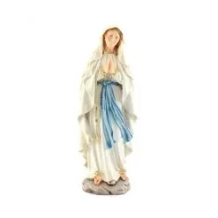 Statua Madonna Di Lourdes In Resina 20 Cm