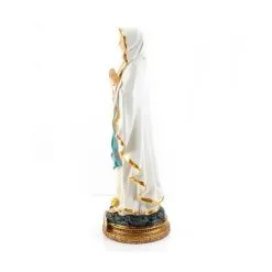 Statua Madonna Lourdes In Resina Colorata 31 Cm -Sconto Rosari Fai da Te in Italia 15400710 b statua madonna di lourdes in resina colorata altezza cm 31 550x550w