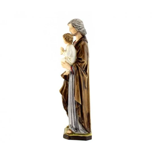 Statua San Giuseppe In Resina 20 Cm 3 Statua San Giuseppe In Resina 20 Cm - immagine 3