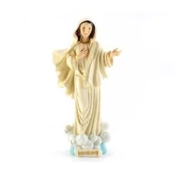 Statua Madonna Di Medjugorje In Resina 21,5 Cm