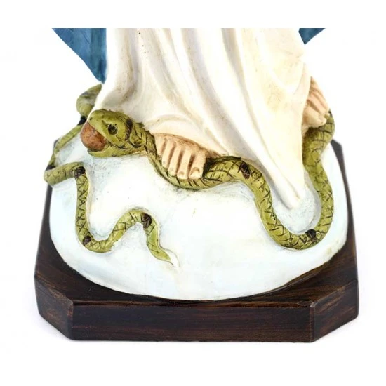 Statua Madonna Miracolosa Resina Dipinta 50 Cm 3 Statua Madonna Miracolosa Resina Dipinta 50 Cm - immagine 3