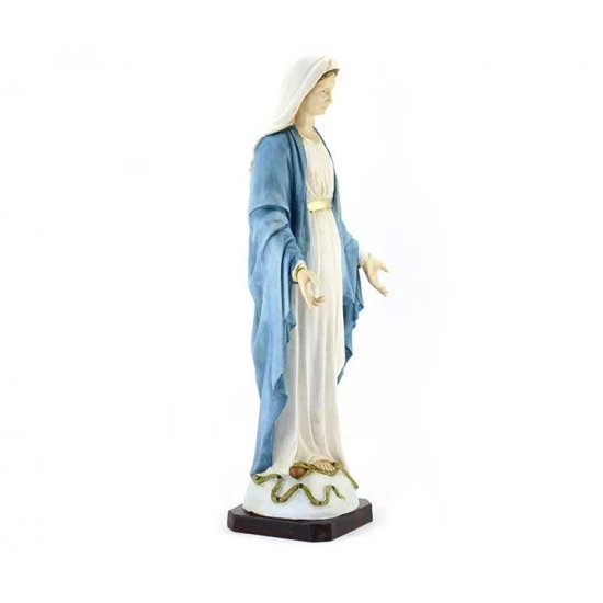 Statua Madonna Miracolosa Resina Dipinta 50 Cm 4 Statua Madonna Miracolosa Resina Dipinta 50 Cm - immagine 4