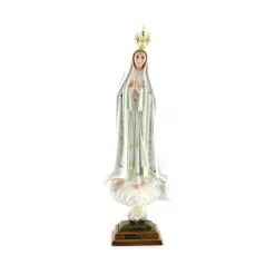 Statua Madonna Di Fatima Plastica 44 Cm