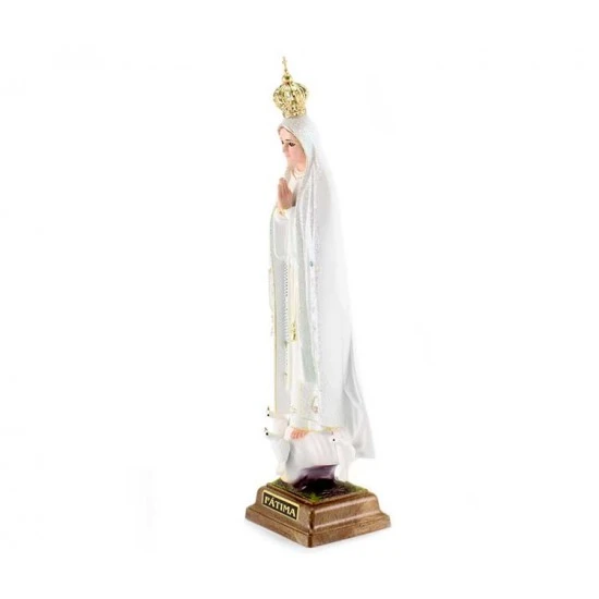 Statua Madonna Di Fatima Centenario 27 Cm 3 Statua Madonna Di Fatima Centenario 27 Cm - immagine 3