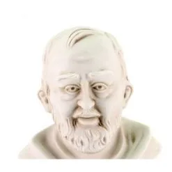 San Padre Pio Busto In Ceramica Bianca 18 Cm -Sconto Rosari Fai da Te in Italia 15400933 san padre pio busto in ceramica bianca 18 cma 550x550w