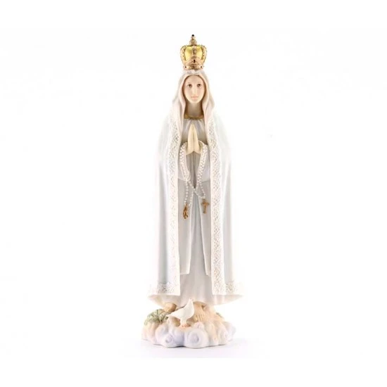 Statua Madonna Di Fatima Resina Colorata 27 Cm 1 Statua Madonna Di Fatima Resina Colorata 27 Cm