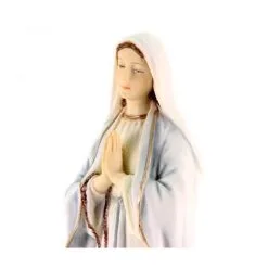 Statua Madonna Di Lourdes Resina Colorata 21 Cm -Sconto Rosari Fai da Te in Italia 15400957 statua madonna di lourdes resina colorata 21 cmb 550x550w