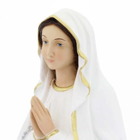 Statua Madonna Di Lourdes In Resina 60 Cm 2 Statua Madonna Di Lourdes In Resina 60 Cm - immagine 2