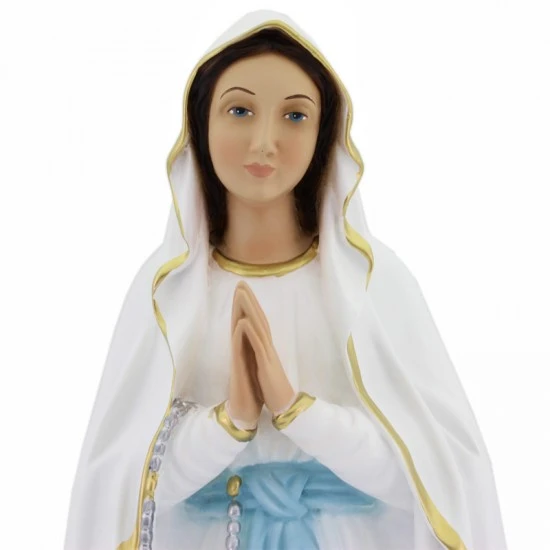 Statua Madonna Di Lourdes In Resina 60 Cm 4 Statua Madonna Di Lourdes In Resina 60 Cm - immagine 4