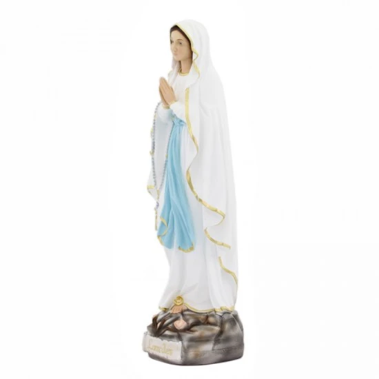Statua Madonna Di Lourdes In Resina 60 Cm 5 Statua Madonna Di Lourdes In Resina 60 Cm - immagine 5