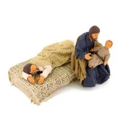 Madonna Che Dorme E San Giuseppe Con Bimbo In Terracotta 10 Cm -Sconto Rosari Fai da Te in Italia 2190023 madonna che dorme e san giuseppe con bimbo in terracotta 10 cmb 550x550 1