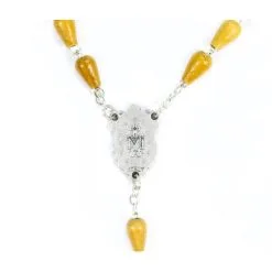 Rosario Goccia In Ulivo Grano 5x3 Mm -Sconto Rosari Fai da Te in Italia 27000100 c corona da rosario in legno di ulivo goccia mm 5x3 550x550w