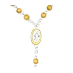 Rosario Madonna In Ulivo Da Collo Grano 4 Mm -Sconto Rosari Fai da Te in Italia 27000110 b corona da rosario in legno di ulivo mm 4 1 550x550w