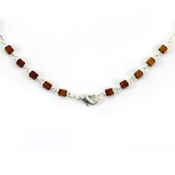 Rosario In Legno E Vetro Con Gancio Grano 4 Mm -Sconto Rosari Fai da Te in Italia 27000112 d rosario in legno e vetro con gancio grano mm 4 it 550x550w