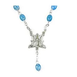 Rosario Medaglia Miracolosa Con Smalti Grano 6x4 Mm -Sconto Rosari Fai da Te in Italia 27000113 b corona da rosario medaglia miracolosa mm 6x4 1 550x550w