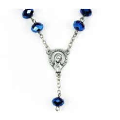 Rosario In Vetro Grano 6 Mm -Sconto Rosari Fai da Te in Italia 27000117 b corona da rosario in vetro mm 6 550x550w