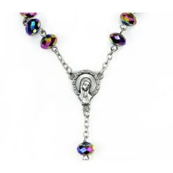 Rosario Grani In Vetro Grano 6 Mm -Sconto Rosari Fai da Te in Italia 27000118 b corona da rosario in vetro mm 6 1 550x550w