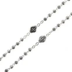 Rosario Con Custodia San Benedetto Grano 4 Mm -Sconto Rosari Fai da Te in Italia 27000123 rosario con custodia san benedetto grano 4 mmd 550x550 1