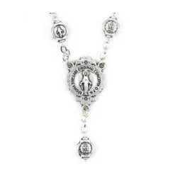 Rosario Madonna Miracolosa Con Medaglie Grano 6 Mm -Sconto Rosari Fai da Te in Italia 27000125 e corona da rosario medaglia miracolosa mm 6 550x550w