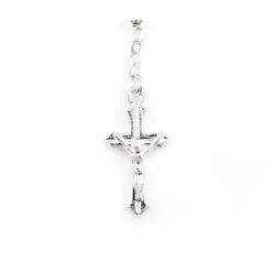 Rosario Metallo Tondo Grano 3 Mm -Sconto Rosari Fai da Te in Italia 27000132 a corona da rosario in metallo mm 3 550x550w