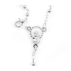 Rosario Metallo Tondo Grano 3 Mm -Sconto Rosari Fai da Te in Italia 27000132 b corona da rosario in metallo mm 3 550x550w