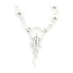 Rosario Metallo Tondo Grano 5 Mm -Sconto Rosari Fai da Te in Italia 27000134 b corona da rosario in metallo mm 5 550x550w