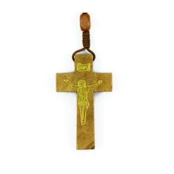 Rosario Francescano In Legno Con Gancio Grano 7x4 Mm -Sconto Rosari Fai da Te in Italia 27000137 a rosario francescano in legno con gancio grano mm 7x4 550x550w