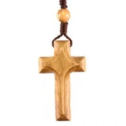 Rosario Francescano Da Collo In Ulivo Grano 8 Mm -Sconto Rosari Fai da Te in Italia 27000138 rosario francescano da collo in ulivo grano mm 6 2 550x550 1