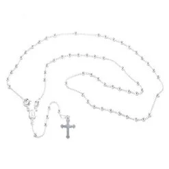 Rosario Collana Pallino 3 Mm Lucido In Argento 925°° -Sconto Rosari Fai da Te in Italia 27000151 d rosario perlina lucida in argento 925 grano mm 3 550x550w