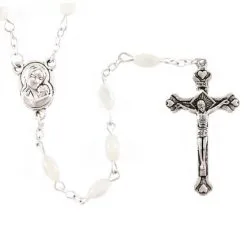 Rosario Di Jerusalemme In Madreperla Grano 5x7 Mm