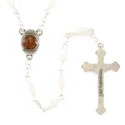 Rosario Di Jerusalemme In Madreperla Grano 5x7 Mm -Sconto Rosari Fai da Te in Italia 27000154 rosario di jerusalemme in madreperla grano mm 10x6b 550x550 1