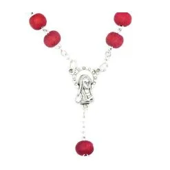 Rosario Profumato Di Santa Rita Grano 6 Mm -Sconto Rosari Fai da Te in Italia 2700017 b corona da rosario in legno profumato mm 6 550x550w