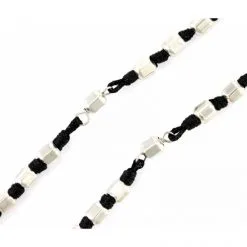 Rosario Da Collo Esagoni In Argento 800 Grano 4x2,5 Mm -Sconto Rosari Fai da Te in Italia 27000172 rosario esagoni in argento 800 da collo grano mm 4x2 5c 550x550 1