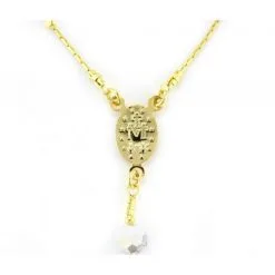 Rosario Da Collo In Argento 925°° E Swarovski Grano 4 Mm -Sconto Rosari Fai da Te in Italia 27000178 rosario da collo in argento 925 e swarovski grano mm 4 c 550x550 1