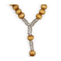 Rosario Francescano In Legno E Spago Grano 4 Mm -Sconto Rosari Fai da Te in Italia 2700018 b corona da rosario in legno e spago mm 4 550x550w