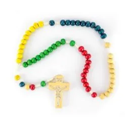 Rosario Missionario In Legno Grano 5 Mm -Sconto Rosari Fai da Te in Italia 2700019 d corona da rosario missionaria in legno mm 5 1 550x550w