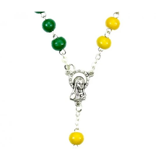 Rosario Missionario In Legno Grano 6 Mm 5 Rosario Missionario In Legno Grano 6 Mm - immagine 5