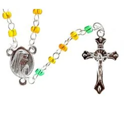 Rosario Con Grani Piccoli In Vetro Grano 3 Mm -Sconto Rosari Fai da Te in Italia 27000197 rosario con grani piccoli in vetro grano mm 3e 550x550w