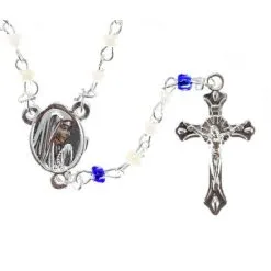 Rosario Con Grani Piccoli In Vetro Grano 3 Mm -Sconto Rosari Fai da Te in Italia 27000197 rosario con grani piccoli in vetro grano mm 3f 550x550w