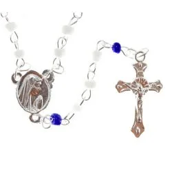 Rosario Con Grani Piccoli In Vetro Grano 3 Mm -Sconto Rosari Fai da Te in Italia 27000197 rosario con grani piccoli in vetro grano mm 3g 550x550w