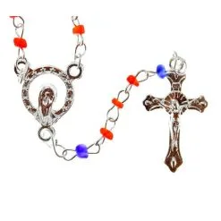 Rosario Con Grani Piccoli In Vetro Grano 3 Mm -Sconto Rosari Fai da Te in Italia 27000197 rosario con grani piccoli in vetro grano mm 3l 550x550w