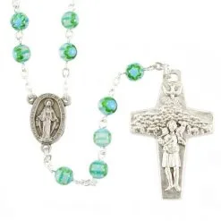 Rosario Con Grani In Vetro Murrina Grano 6 Mm