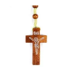 Rosario In Legno Liscio Grano 6 Mm -Sconto Rosari Fai da Te in Italia 2700020 a corona da rosario in legno mm 6 550x550w