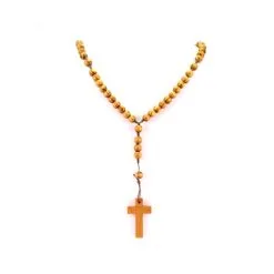 Rosario Francescano In Legno E Corda Grano 10 Mm -Sconto Rosari Fai da Te in Italia 27000200 rosario francescano in legno e corda grani tondi grano mm 10g 550x550w