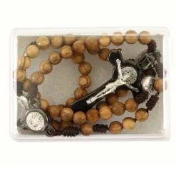 Rosario Di San Benedetto In Legno E Corda Grano 7 Mm -Sconto Rosari Fai da Te in Italia 27000203 rosario di san benedetto in legno e corda grano mm 7c 550x550 1